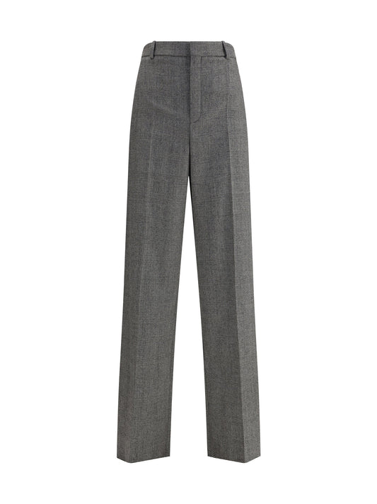 Saint Laurent Men Prince De Galles Tailored Pants