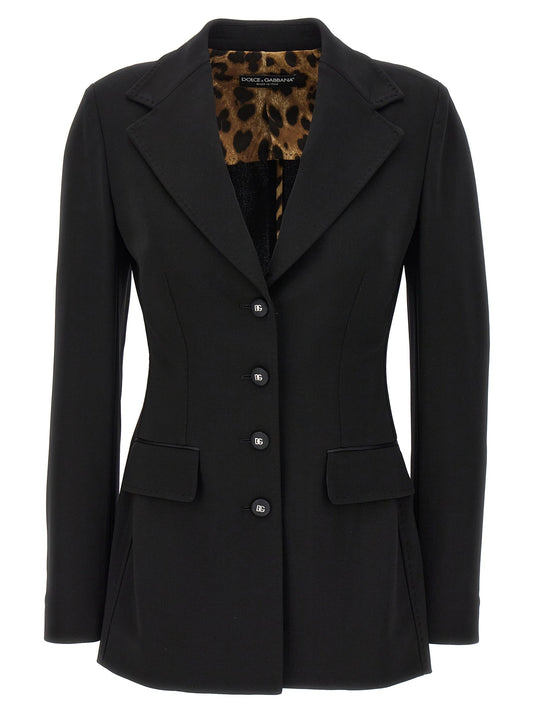 Dolce & Gabbana Women Single-Breasted Turlington Blazer