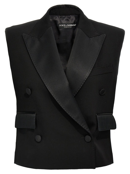 Dolce & Gabbana Women Tuxedo Gilet