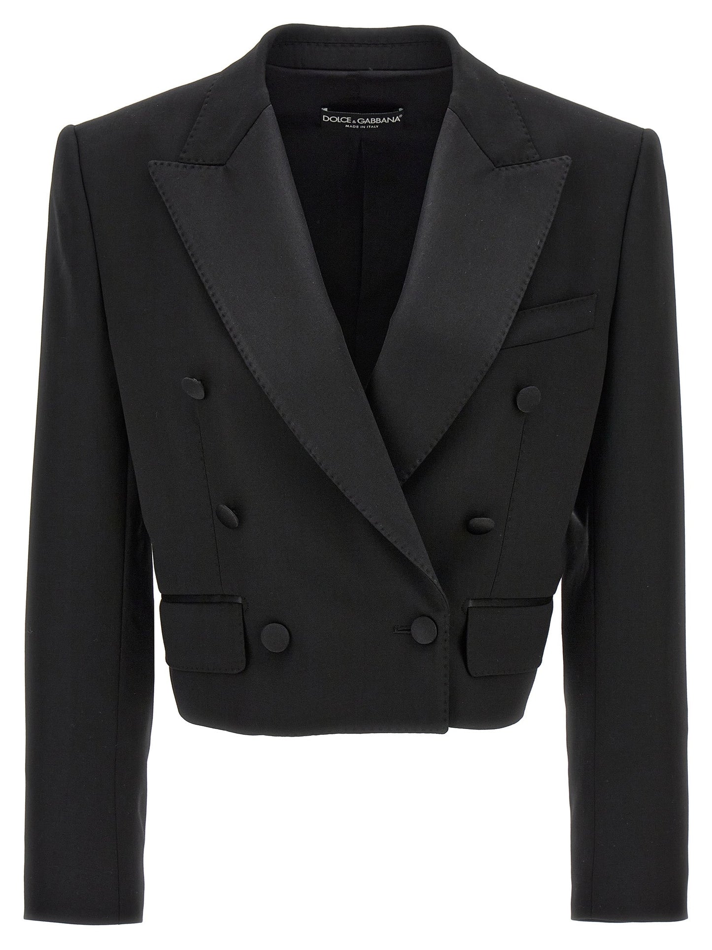 Dolce & Gabbana Women 'Tuxedo' Crop Blazer