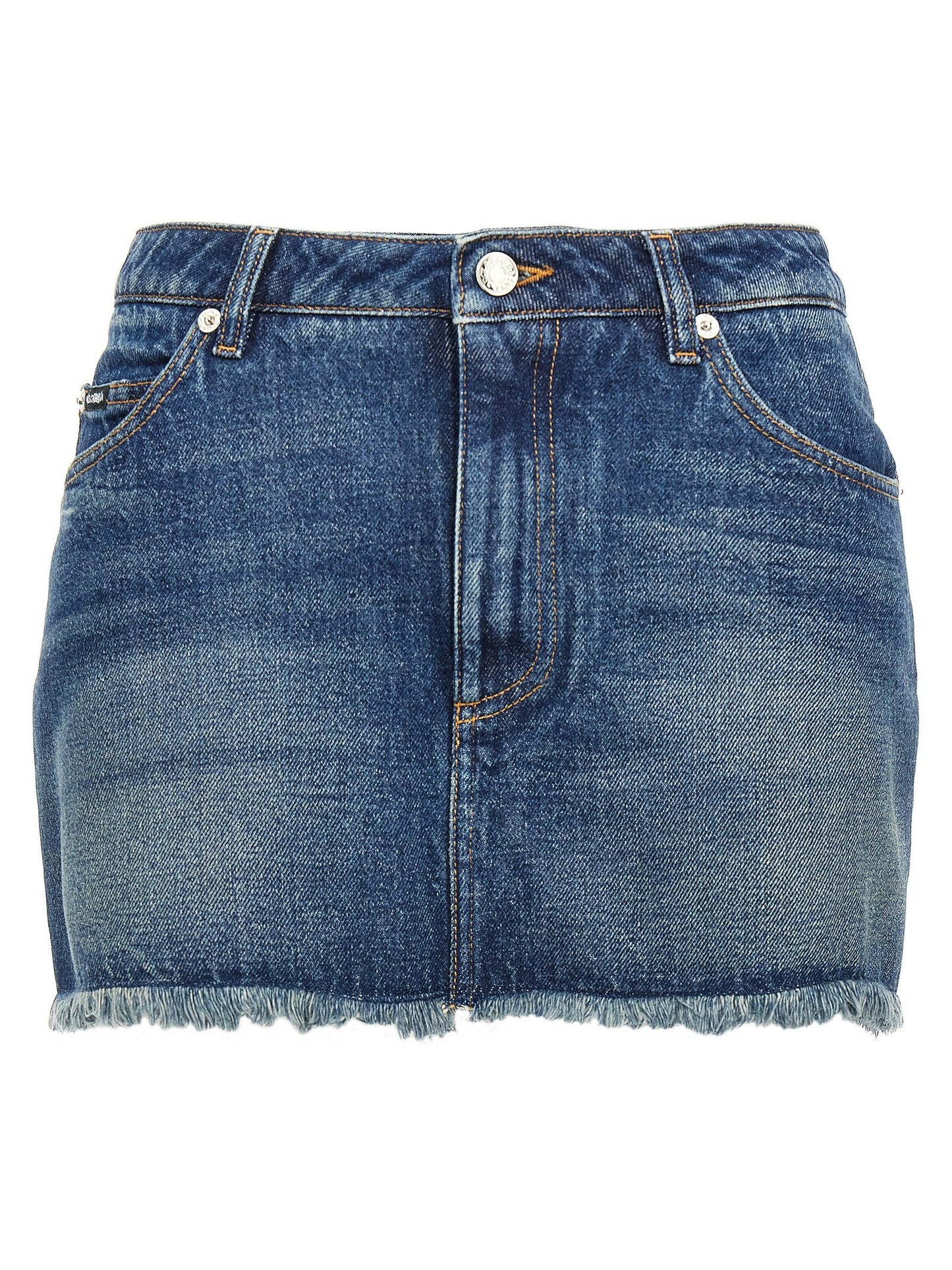 Dolce & Gabbana Women Denim Mini Skirt