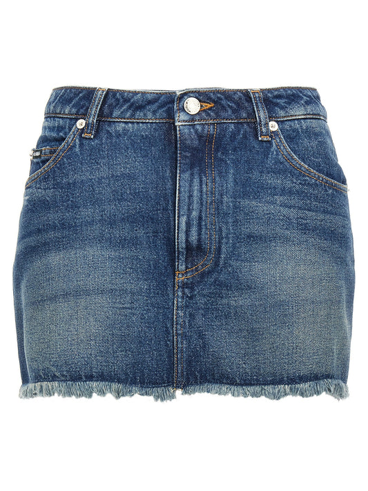 Dolce & Gabbana Women Denim Mini Skirt