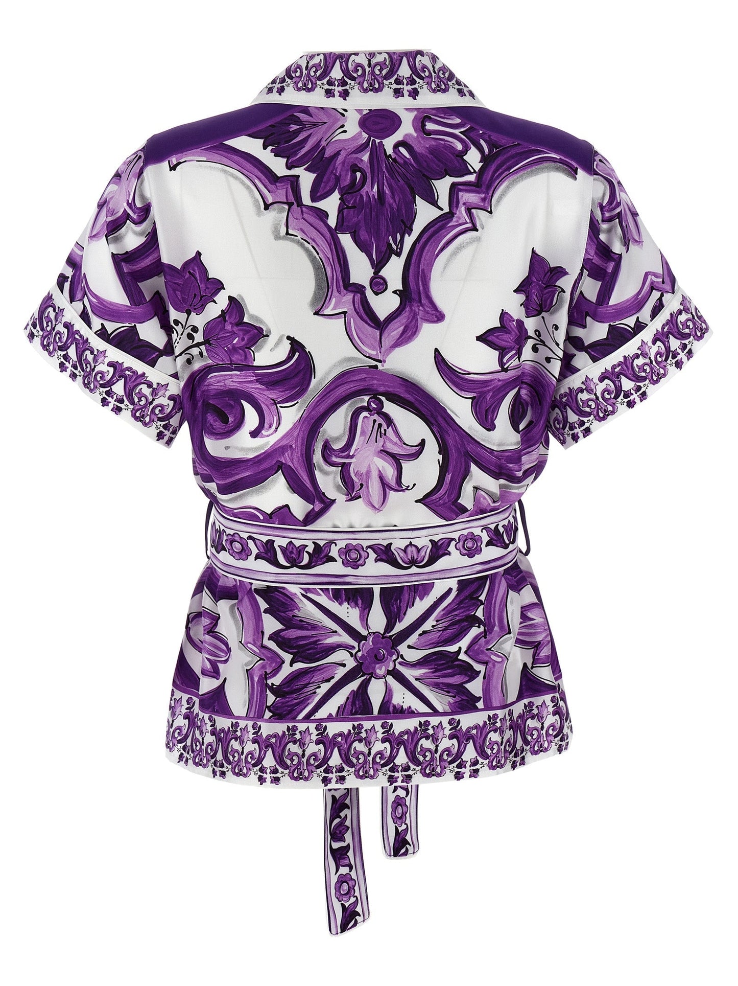 Dolce & Gabbana Women 'Maiolica' Print Pajama Shirt