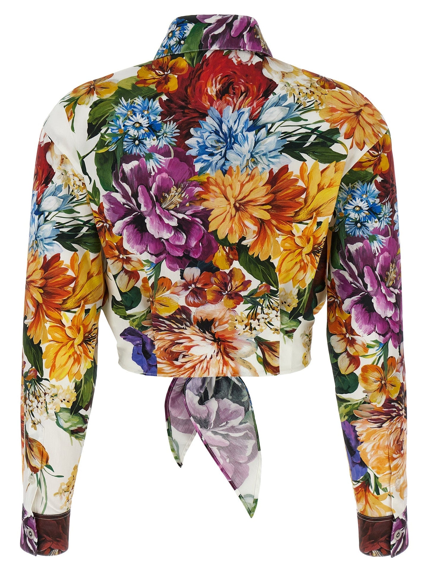 Dolce & Gabbana Women Floral Crop Shirt