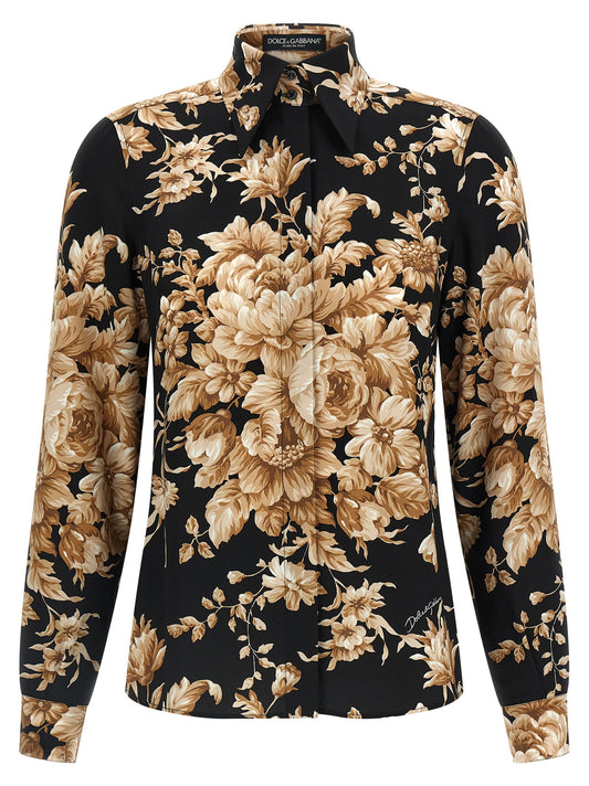 Dolce & Gabbana Women Charmeuse Shirt