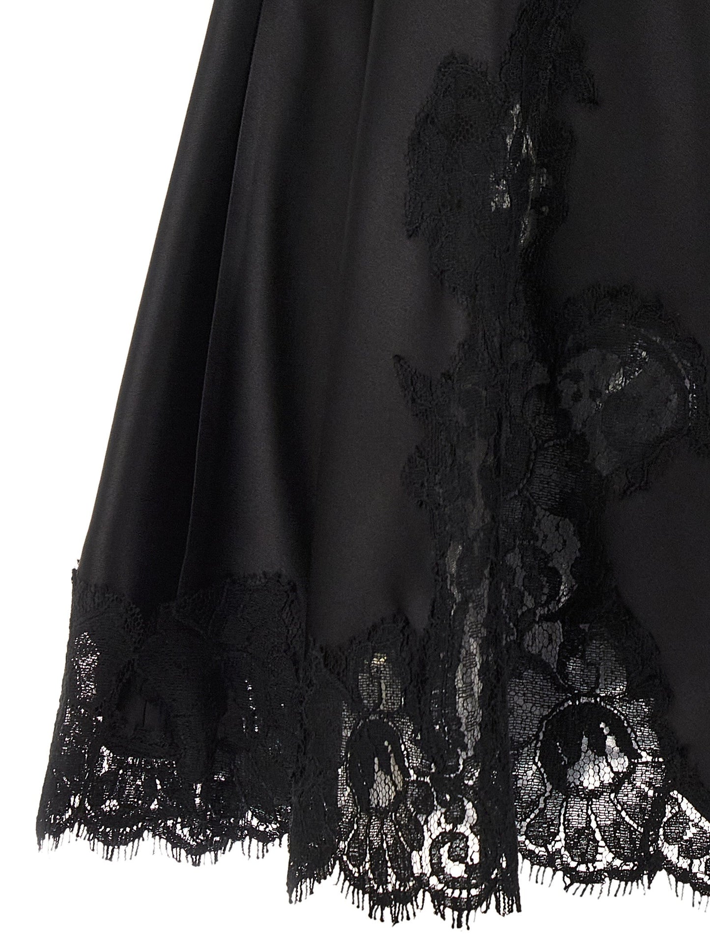 Dolce & Gabbana Women Satin And Lace Dress