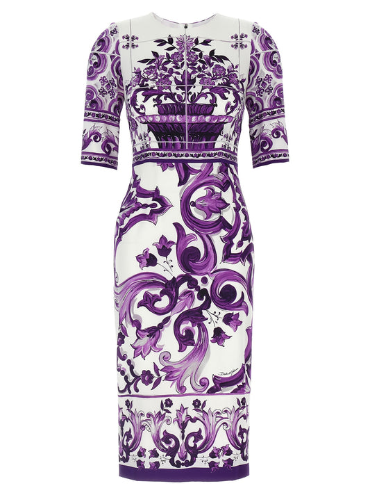 Dolce & Gabbana Women 'Maiolica' Print Dress