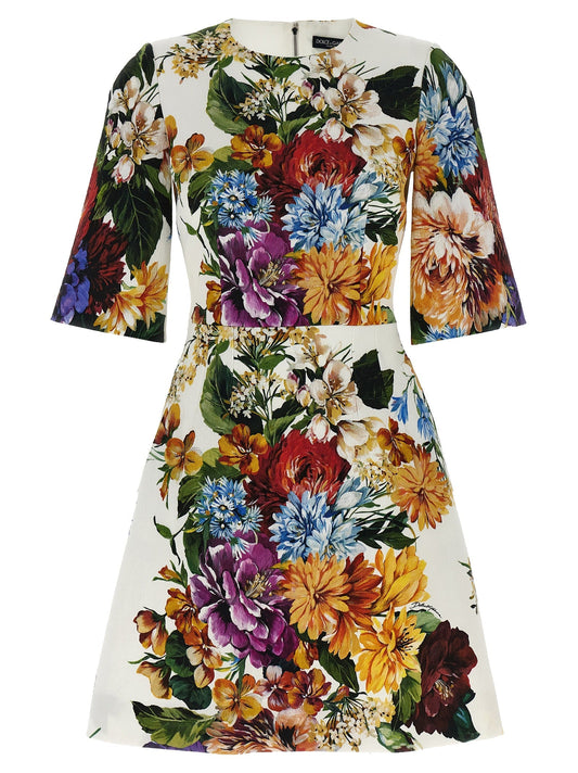 Dolce & Gabbana Women Floral Bouquet Printed Dress