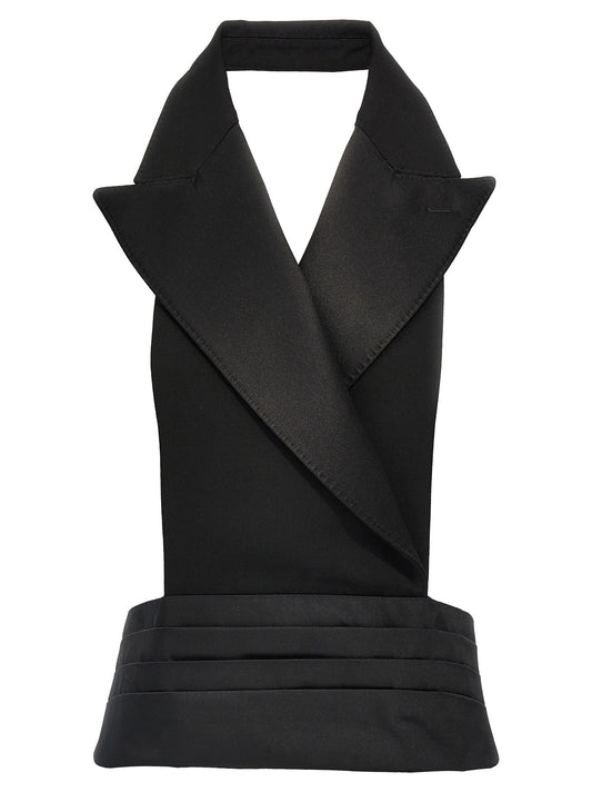 Dolce & Gabbana Women Double-Breasted Bare Back Vest