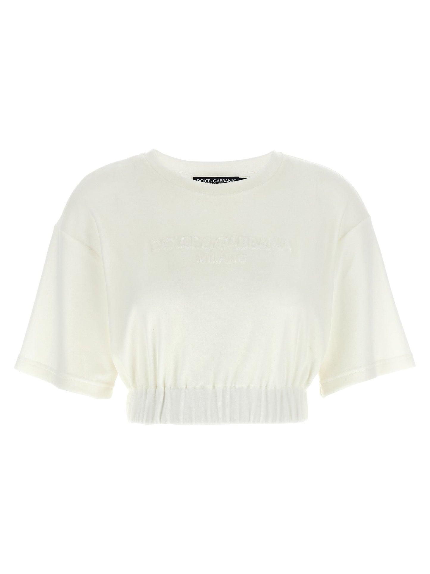 Dolce & Gabbana Women Logo Chenille Top