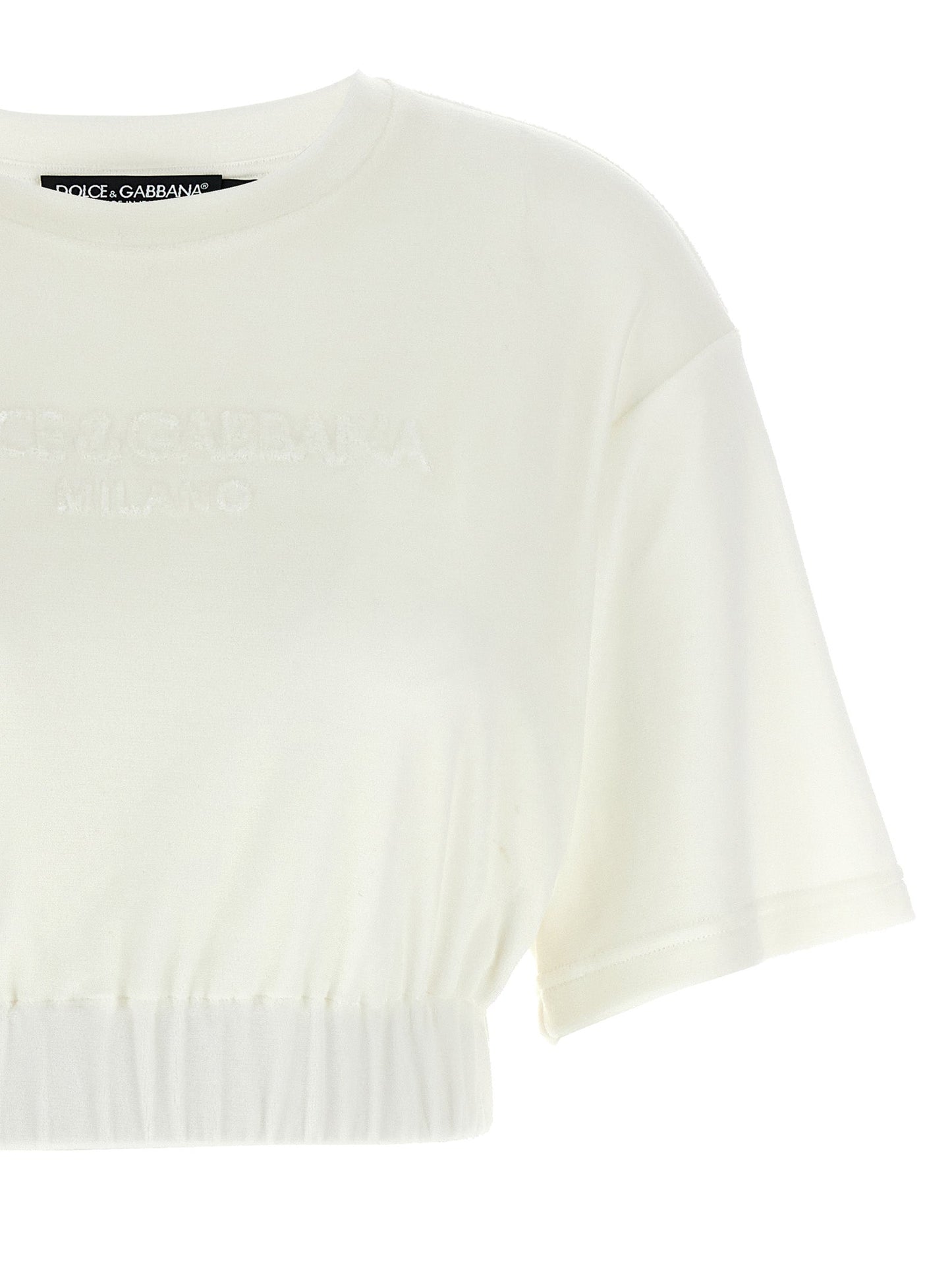 Dolce & Gabbana Women Logo Chenille Top