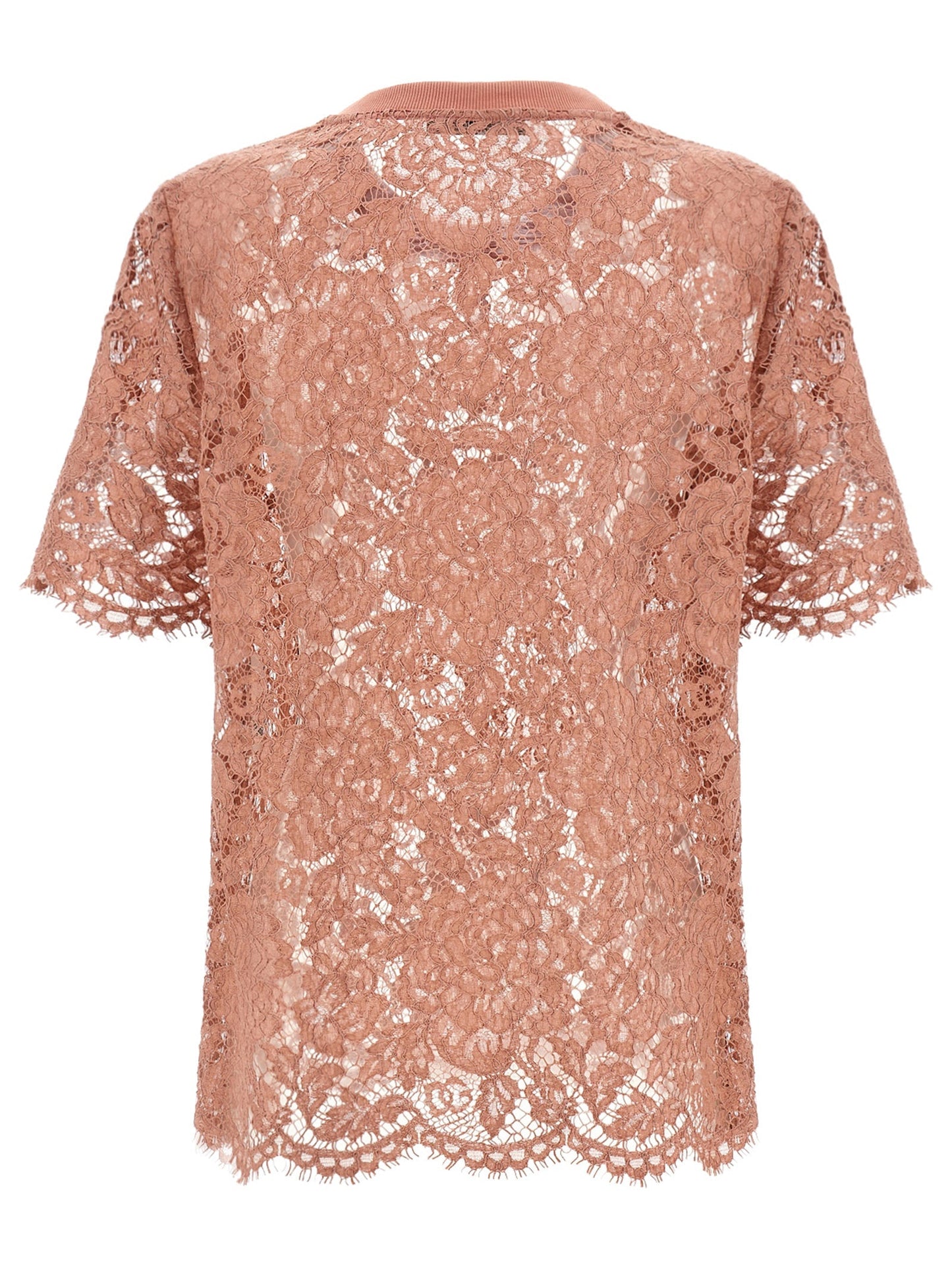 Dolce & Gabbana Women Lace T-Shirt