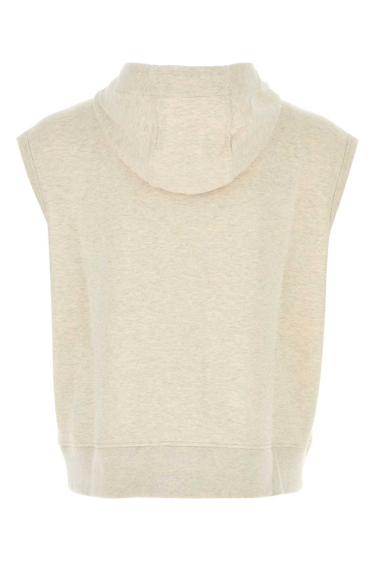 FENDI Crema Stretch Fleece Sweatshirt
