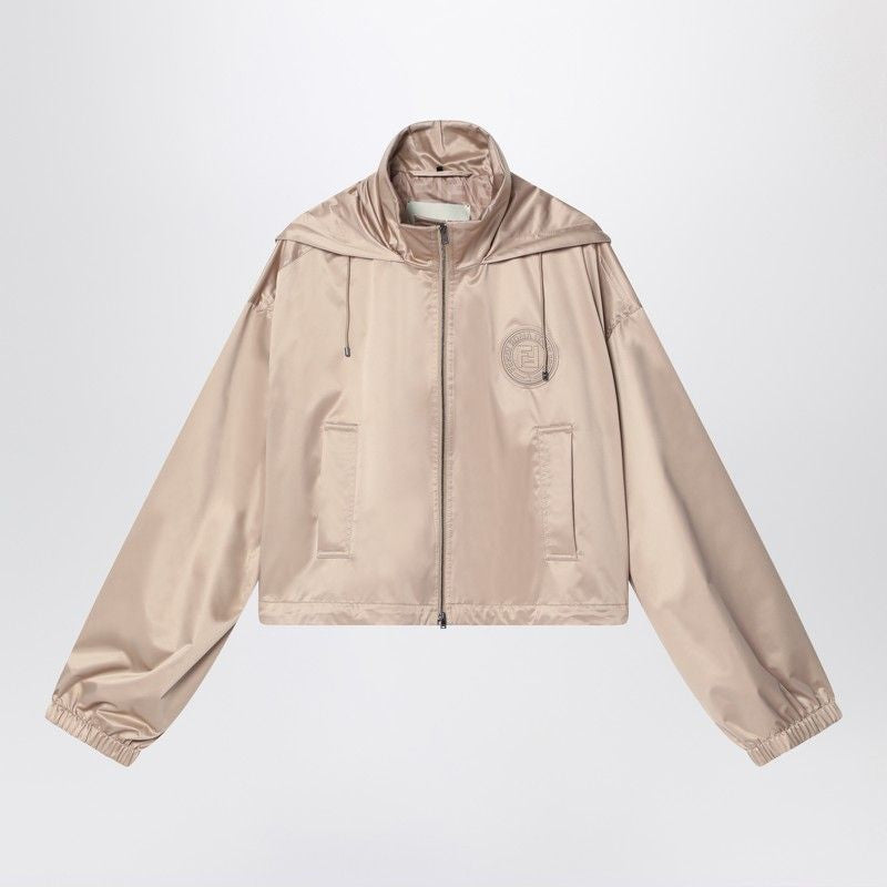 FENDI Cropped Windbreaker Jacket - Women's Size S
