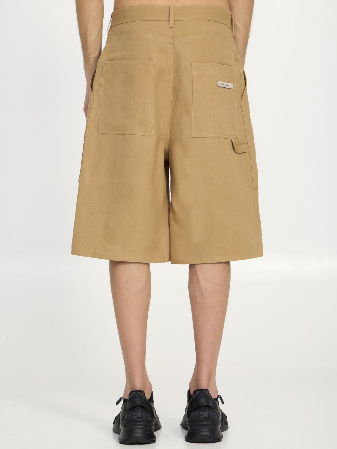 FENDI Men's Mini Paper Bermuda Shorts for Spring/Summer 2025