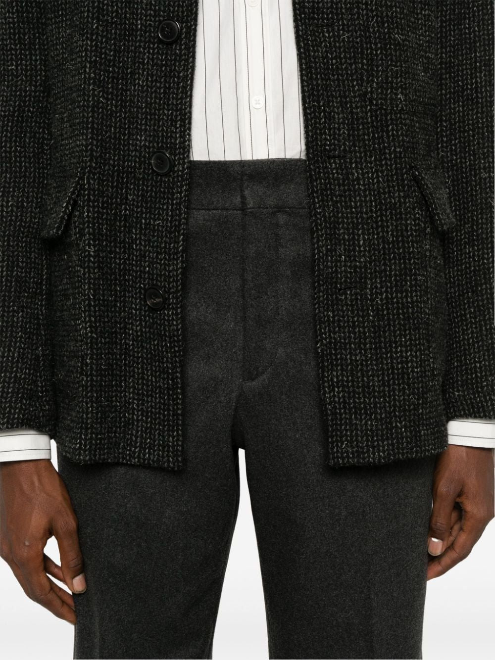 FENDI Stretch Cashmere Trousers for Men