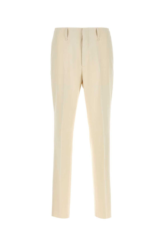 FENDI Virgin Wool Gabardine Trousers for Men - SS25