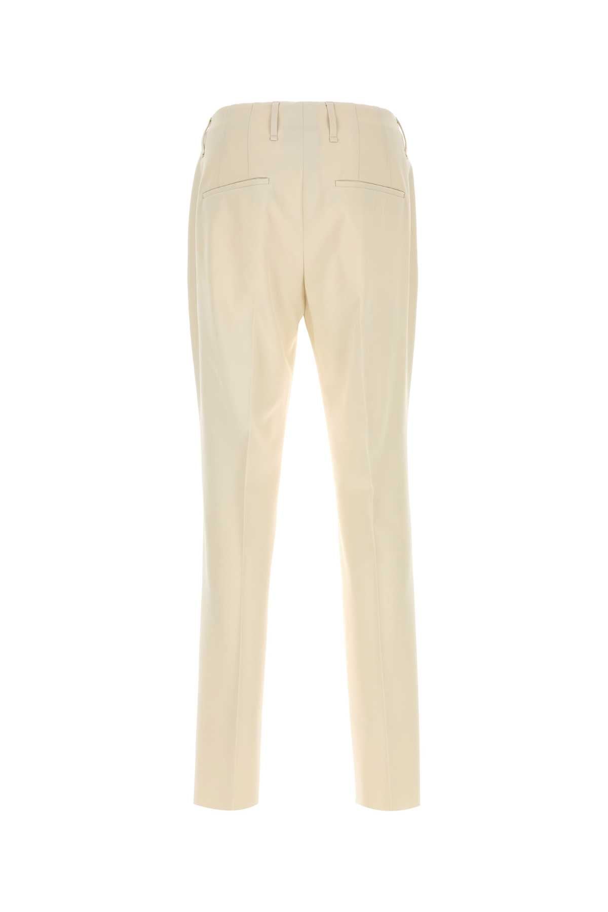 FENDI Virgin Wool Gabardine Trousers for Men - SS25