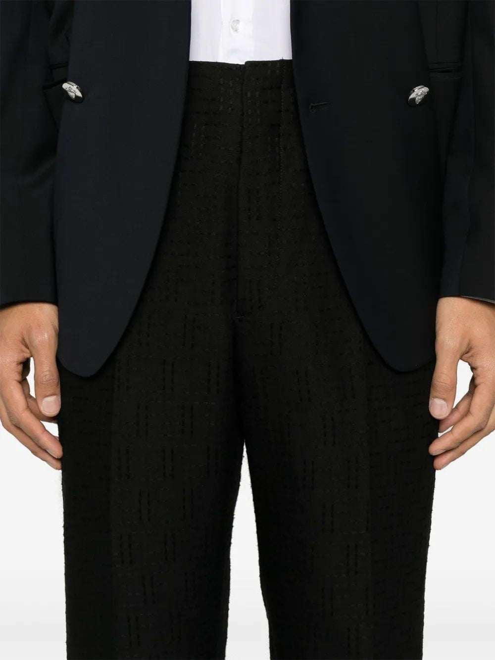 FENDI Linen Blend Pants for Men - Spring/Summer 2025