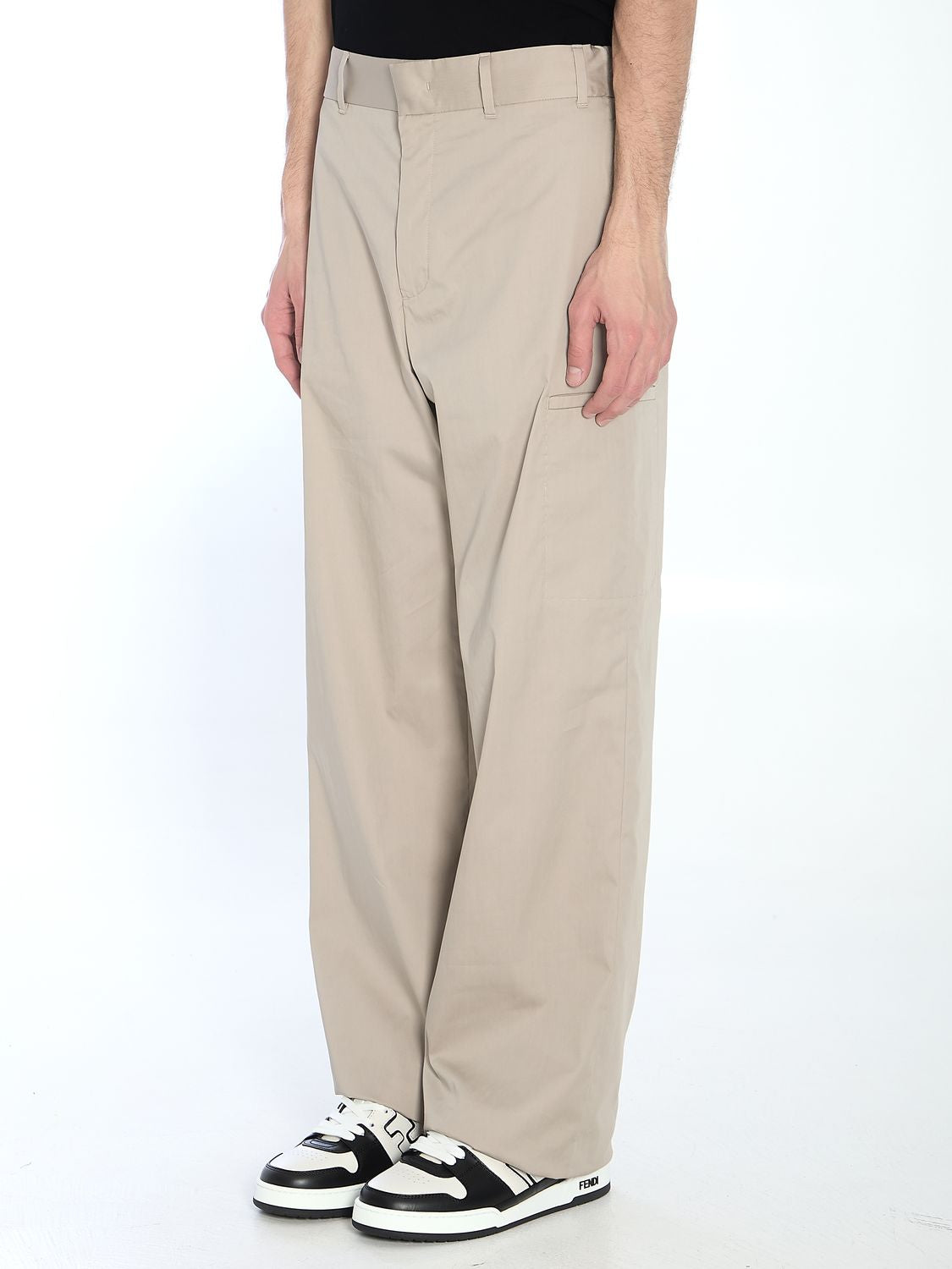 FENDI Straight Cargo Trousers - Size IT 48