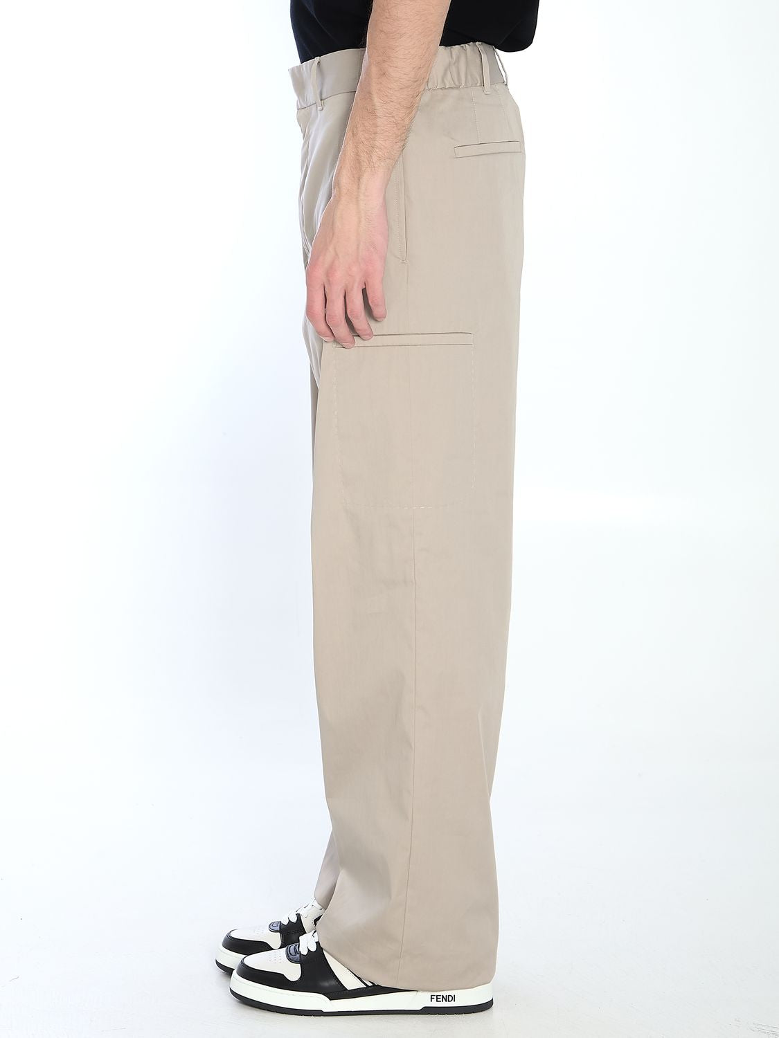 FENDI Straight Cargo Trousers - Size IT 48