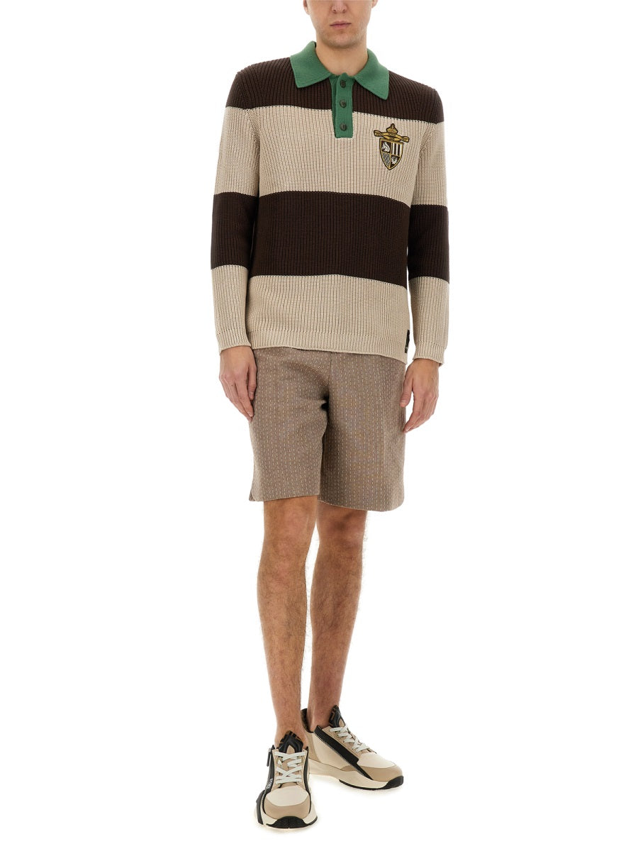 FENDI Jacquard Bermuda Shorts - Size 48 IT