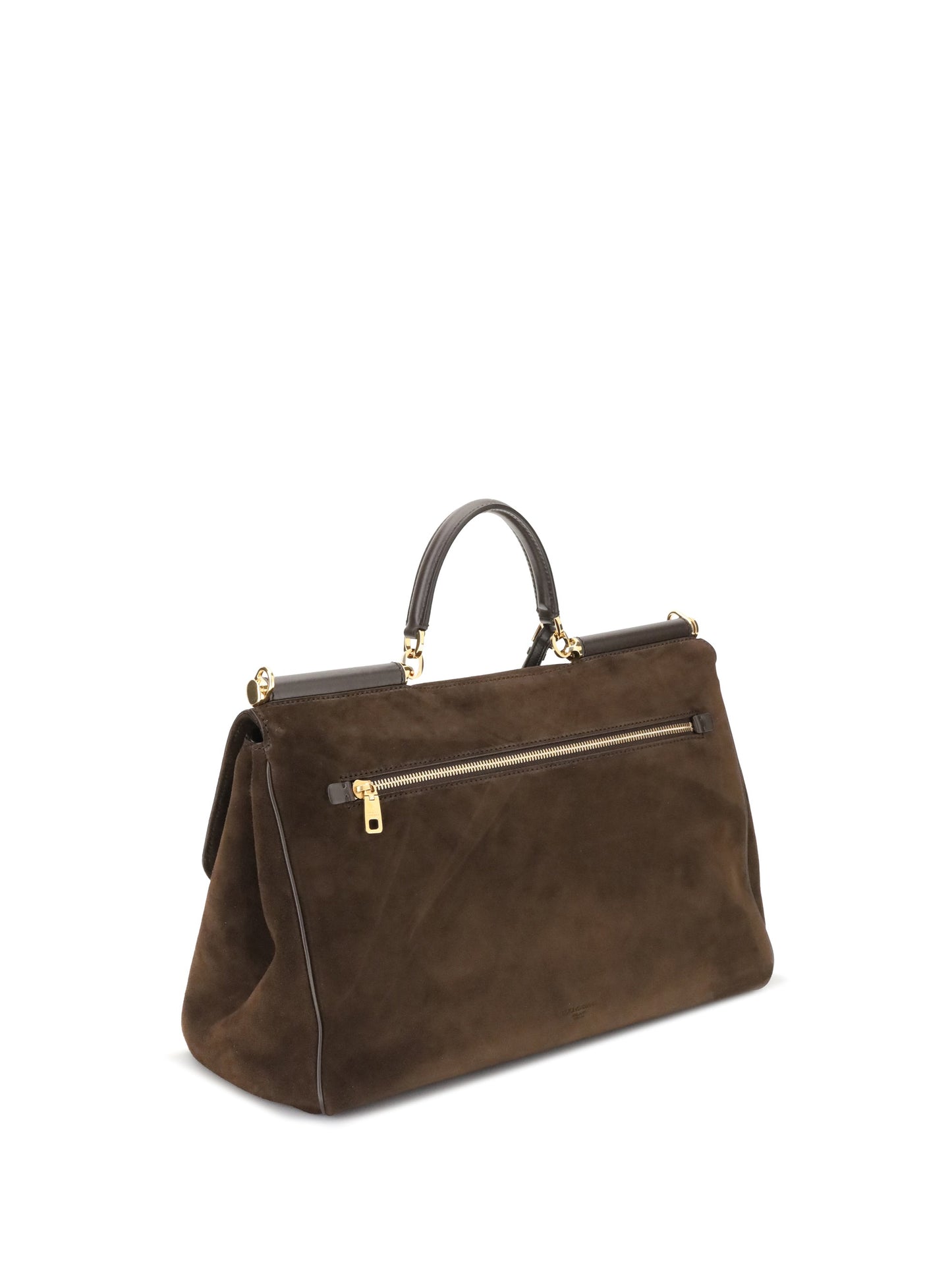 Dolce & Gabbana Women Sicily Suede Handbag