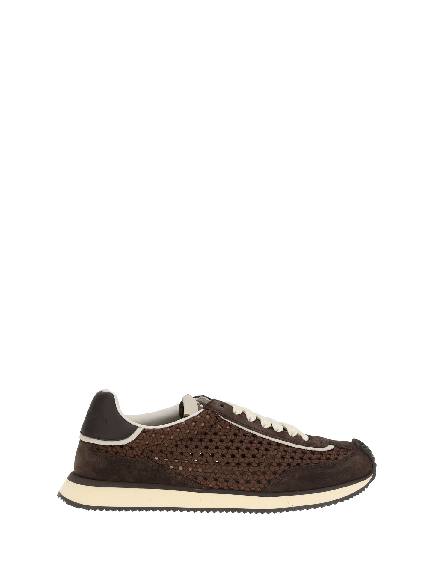 Dolce & Gabbana Men Woven Design Sneakers