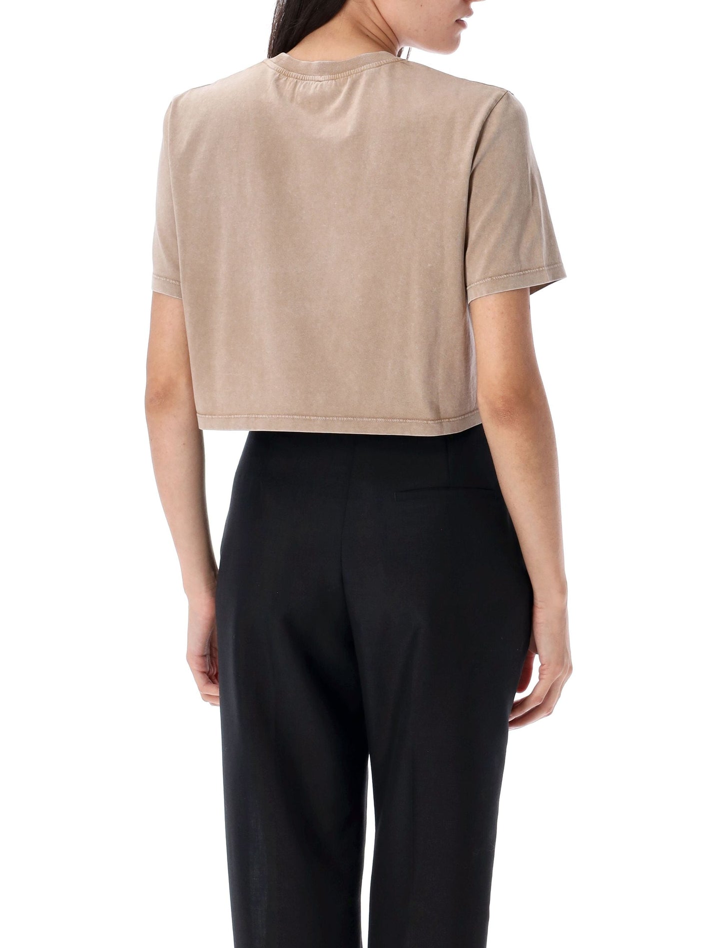 FENDI Women's Cropped Mini T-Shirt