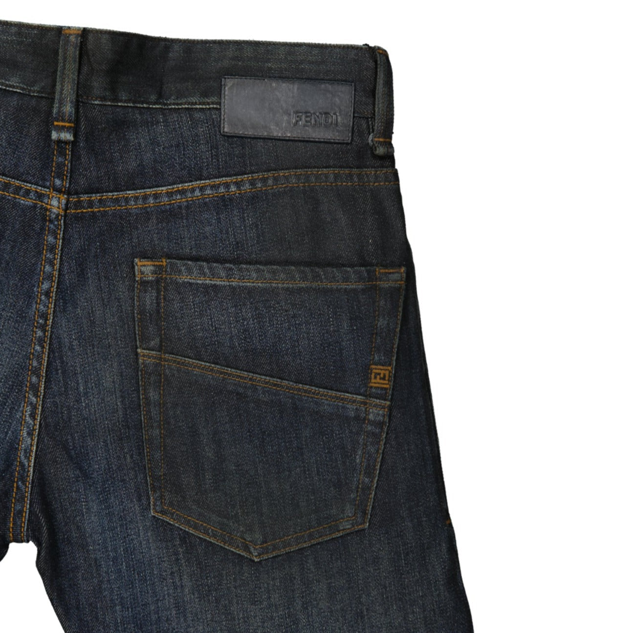 FENDI Classic Fit Denim Jeans for Men