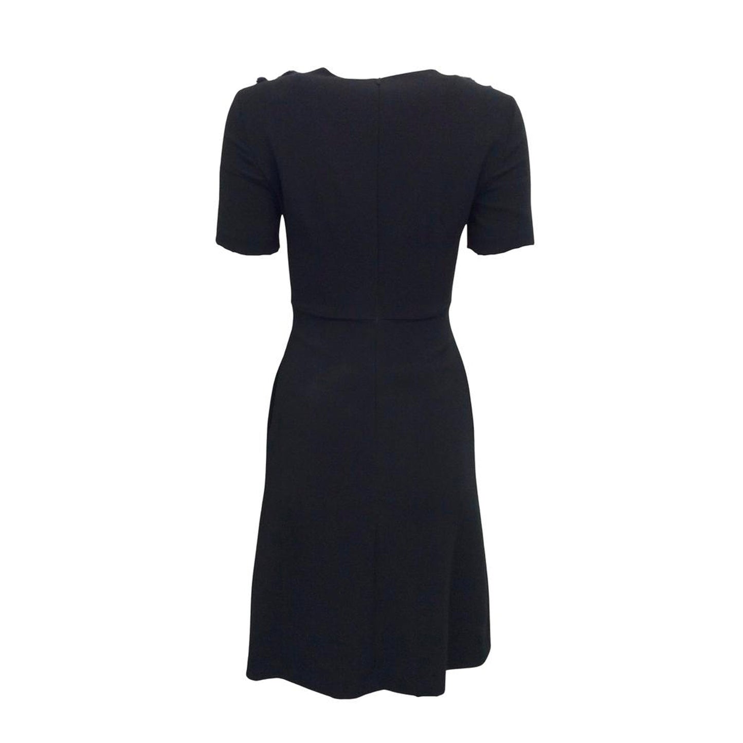 FENDI Knit Mink Collar Mini Dress