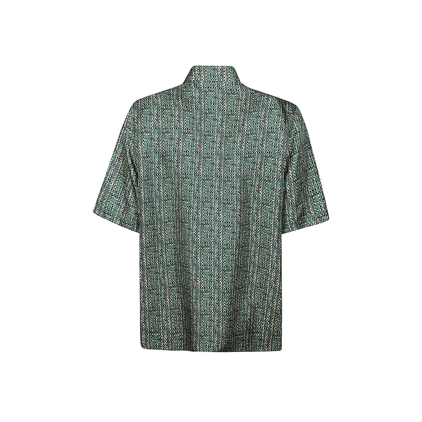 FENDI Luxury Silk Short Sleeve Shirt