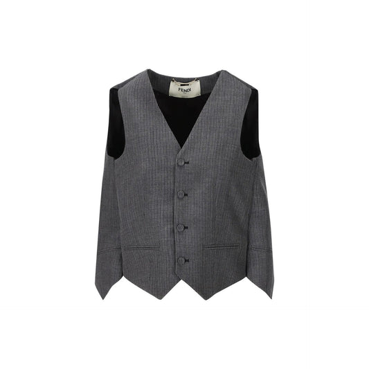 FENDI Runway Striped Vest Top