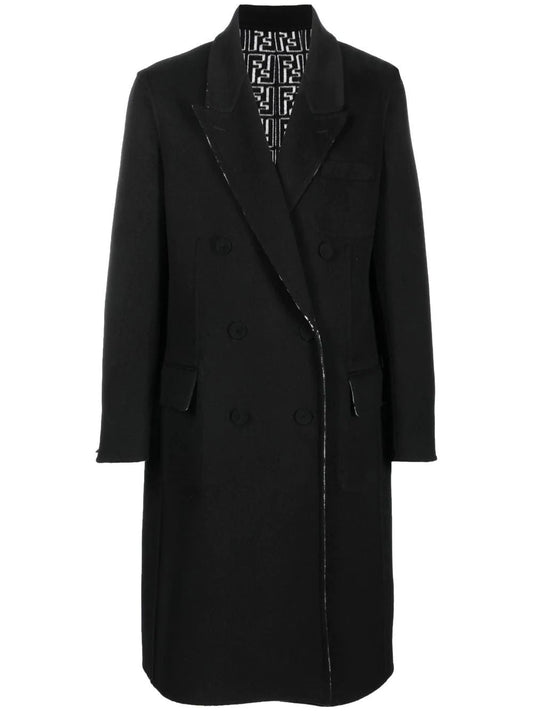 FENDI Double Wool Logo Jacket for Men - FW23 Collection
