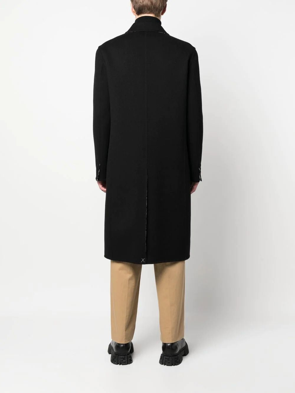 FENDI Double Wool Logo Jacket for Men - FW23 Collection