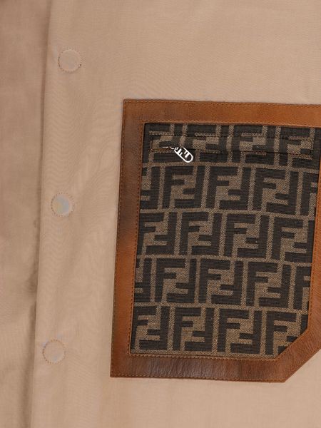 FENDI Reversible Cotton Trench Jacket for Men
