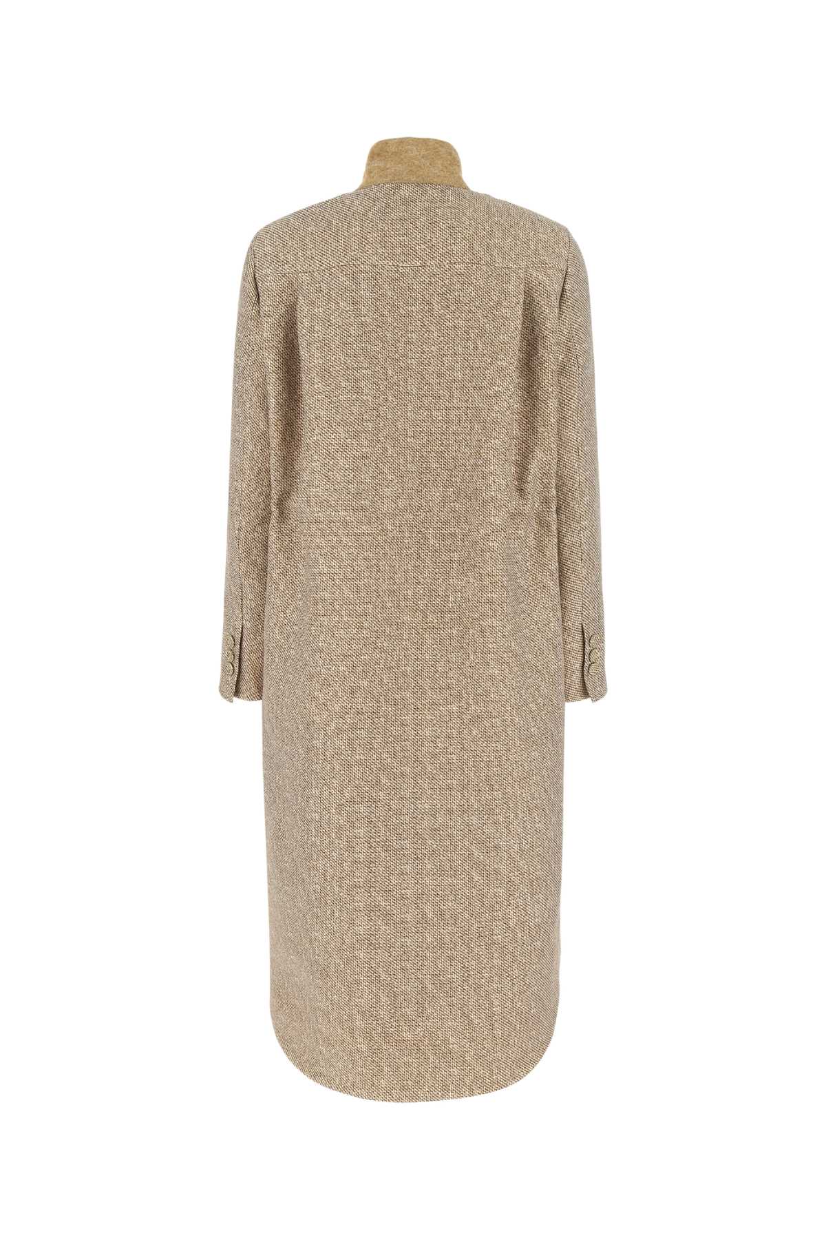 FENDI Embroidered Wool Blend Jacket for Women