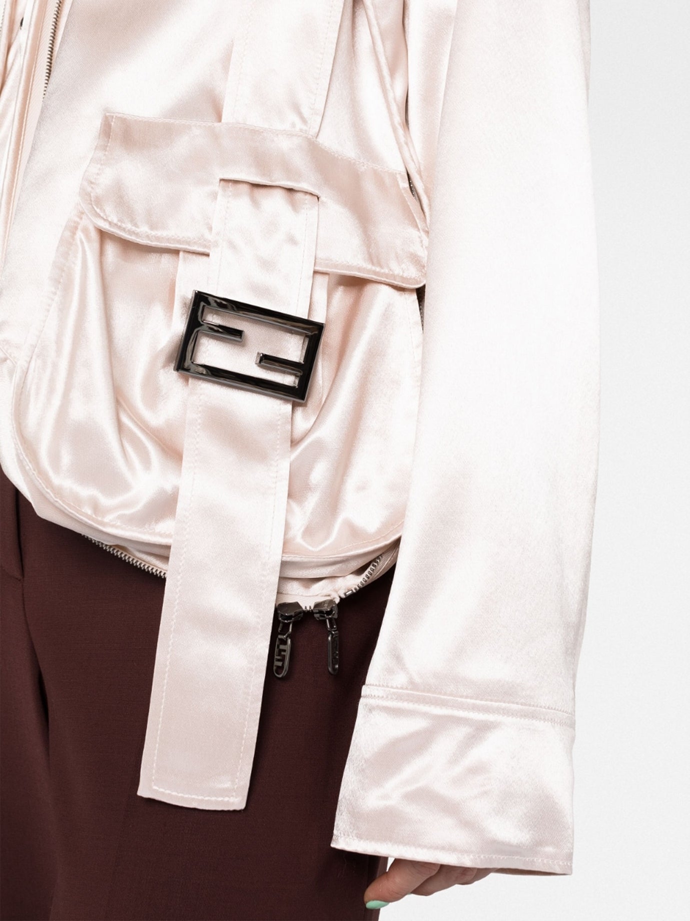 FENDI Elegant Visco Jacket for Women - Fall/Winter 2025