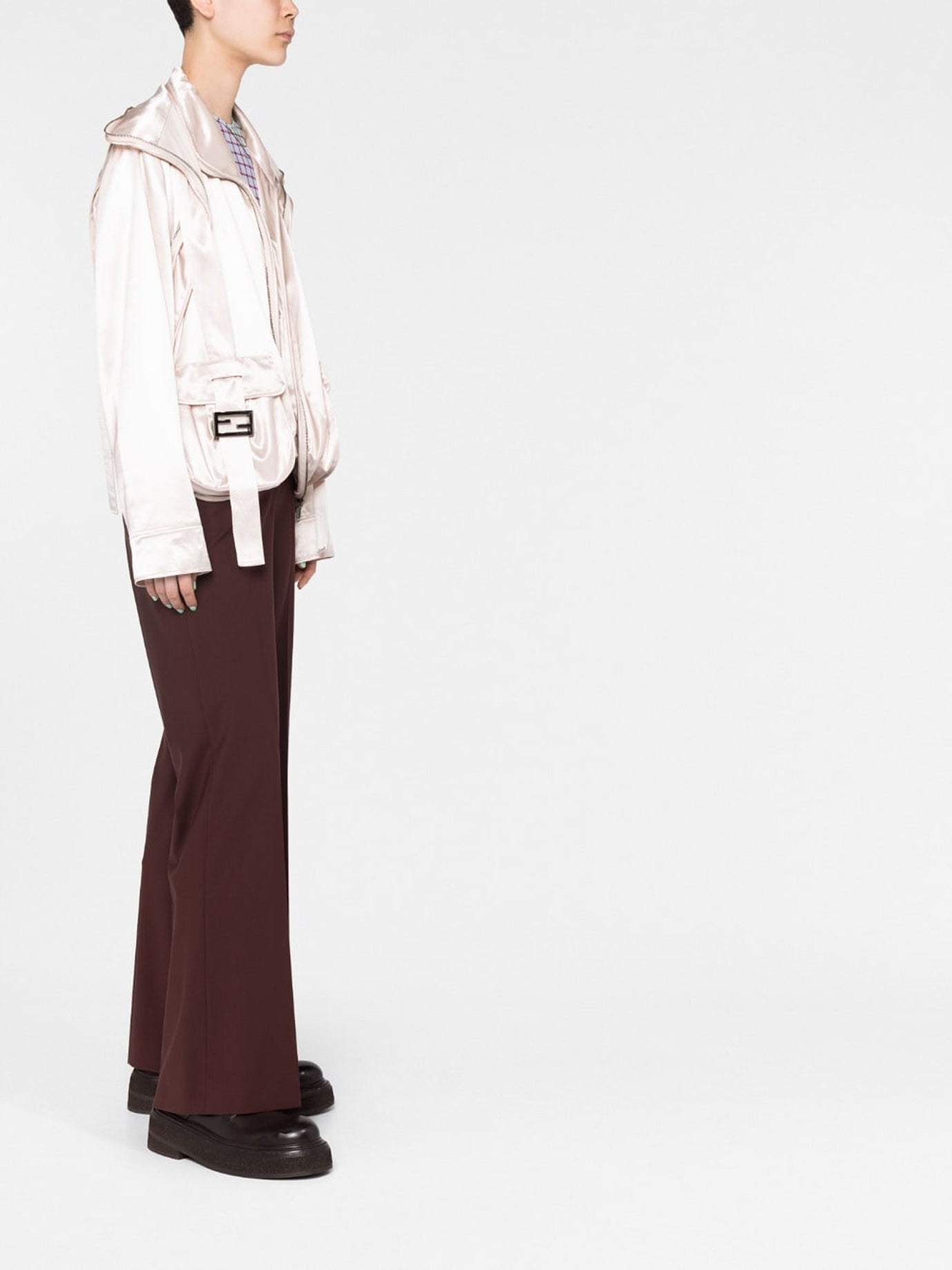 FENDI Elegant Visco Jacket for Women - Fall/Winter 2025
