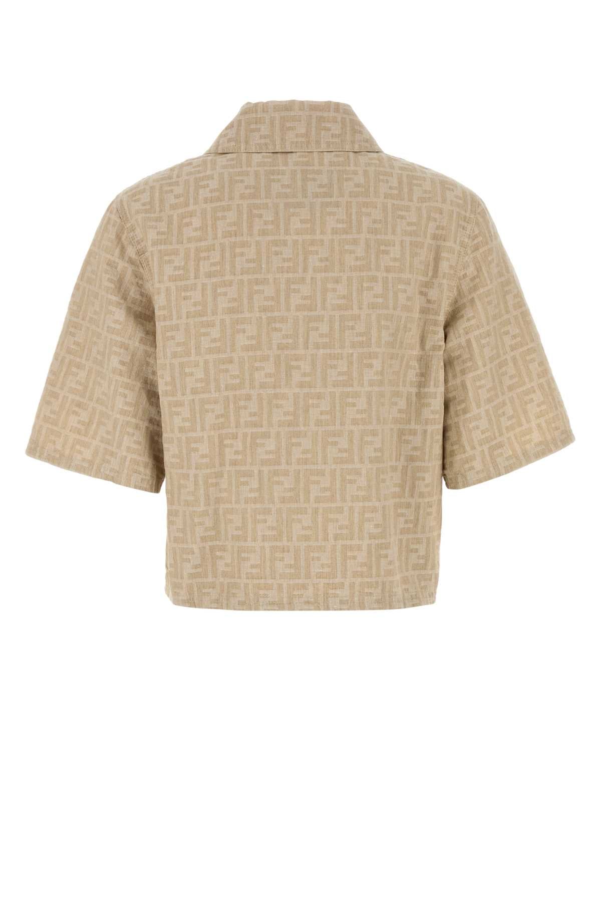 FENDI Embroidered Denim Shirt for Women
