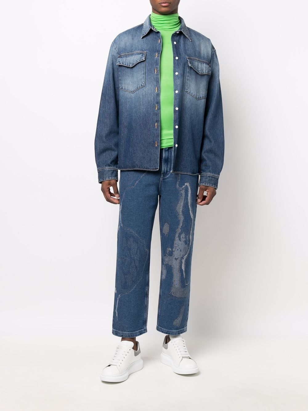 FENDI Leather Trouser for Men - SS22 Edition