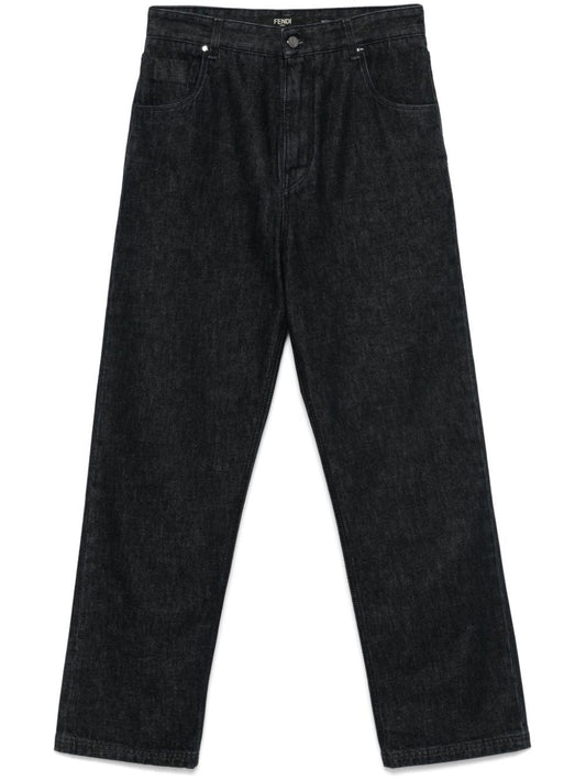 FENDI Classic Denim Jeans for Men - FW24 Collection