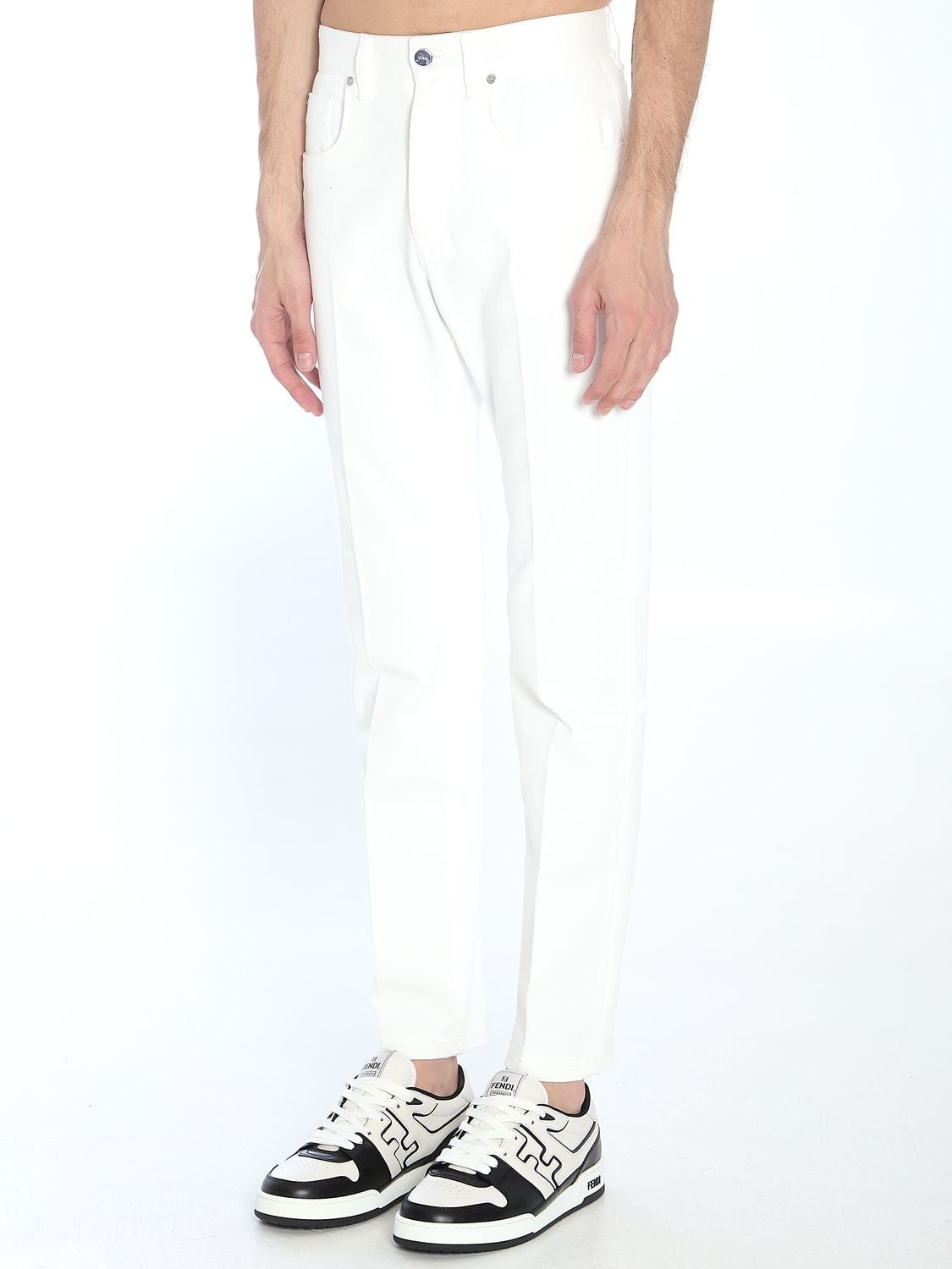 FENDI Selleria Straight Leg Jeans - Size 30