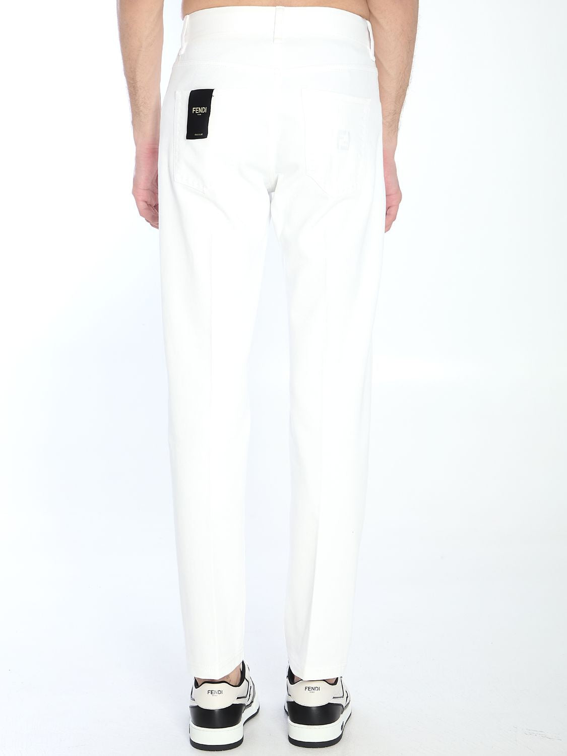 FENDI Selleria Straight Leg Jeans - Size 30