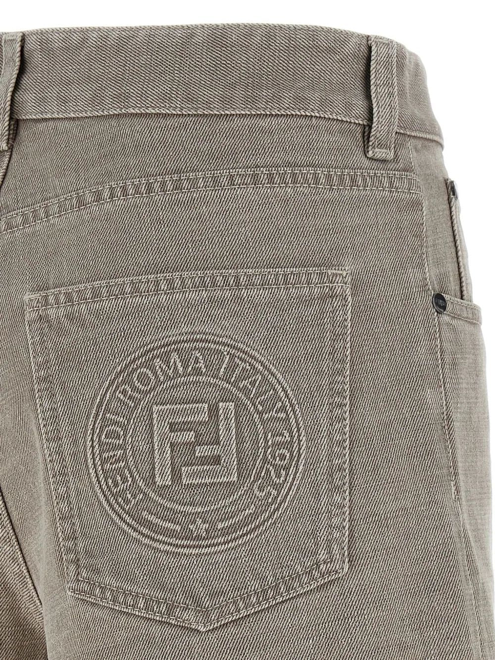 FENDI Cotton Clothing Mini Shorts for Women