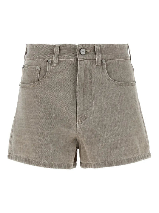 FENDI Cotton Clothing Mini Shorts for Women