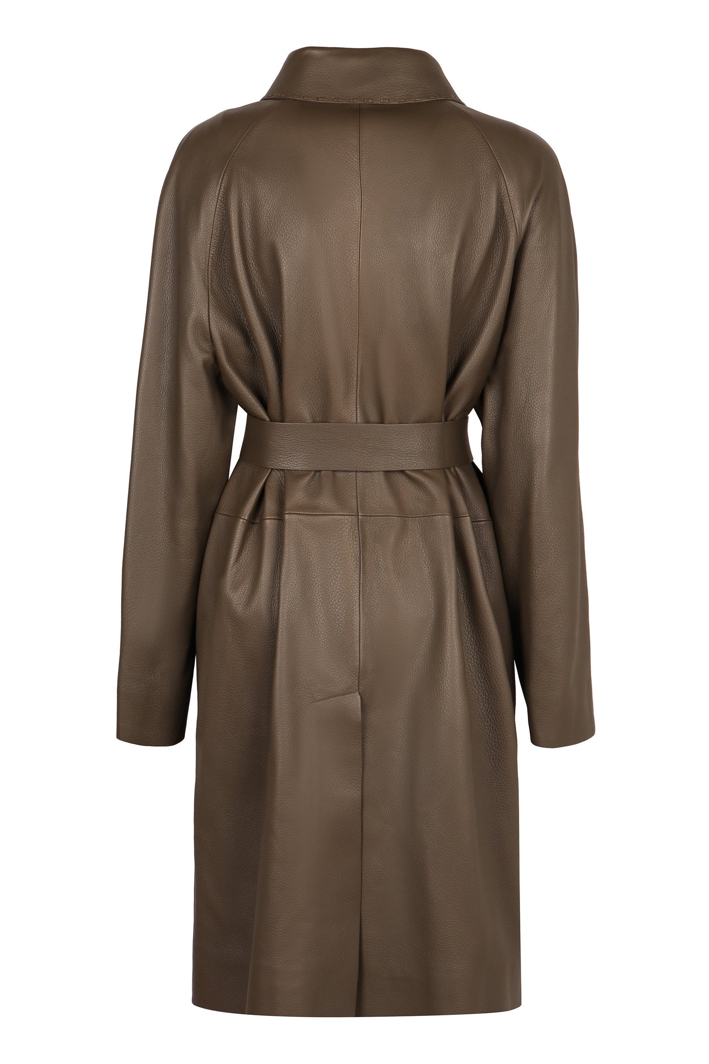 FENDI Women's Leather Outerwear Coat