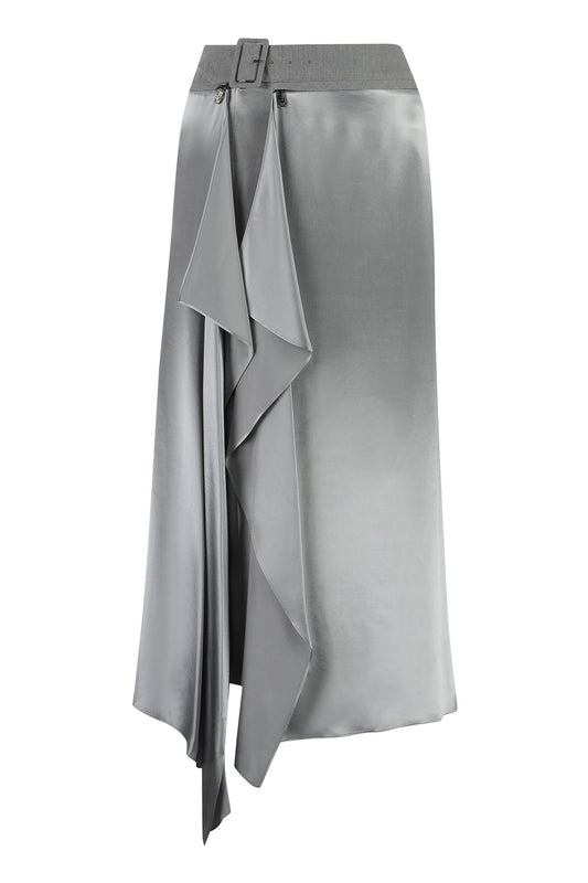FENDI Elegant Satin Mini Skirt for Women