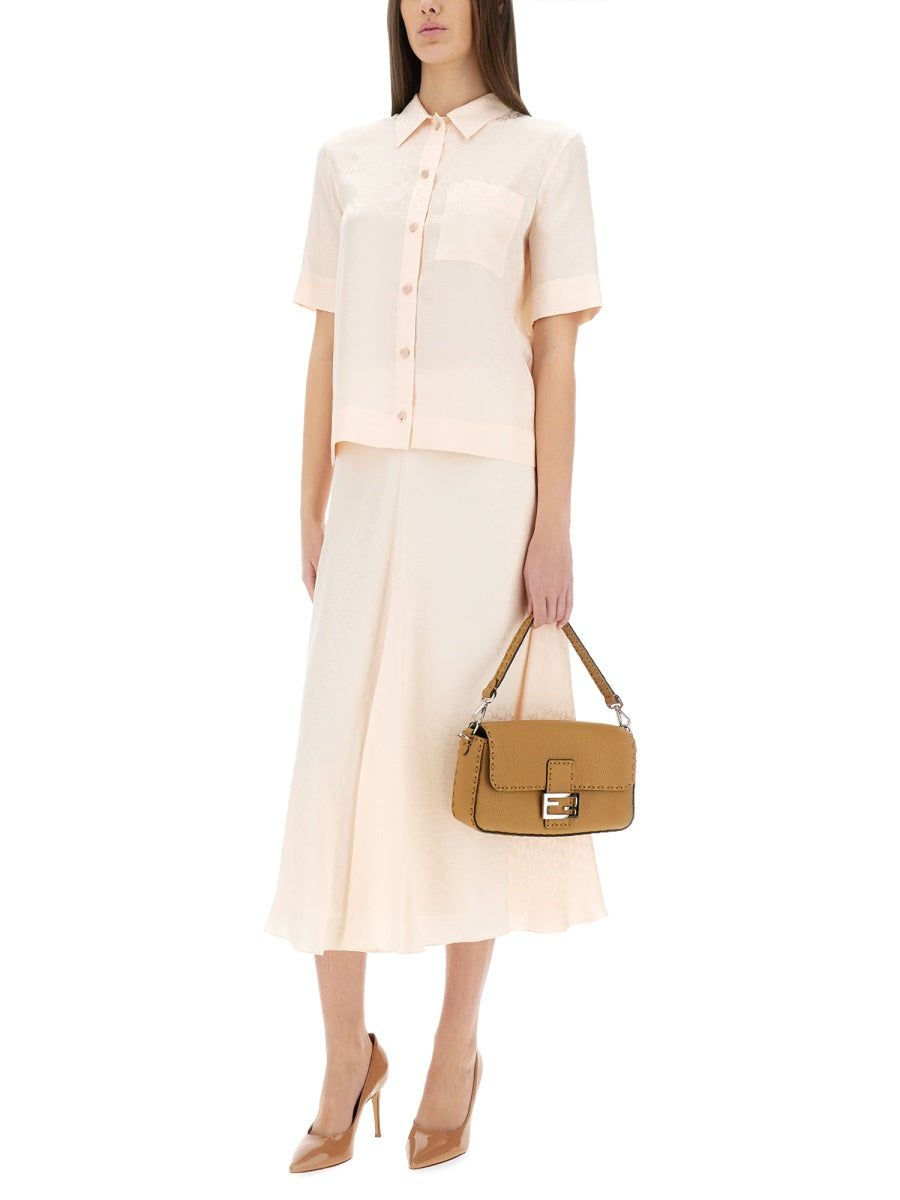 FENDI 100% Silk Mini Skirts for Women