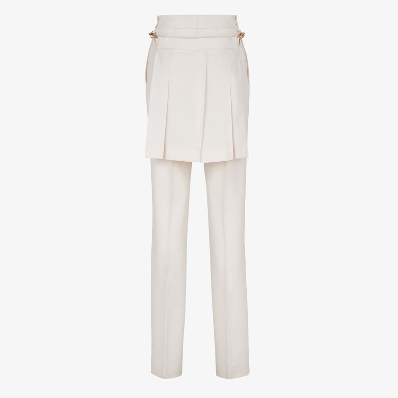 FENDI Womens Wool Trousers for Fall 2023